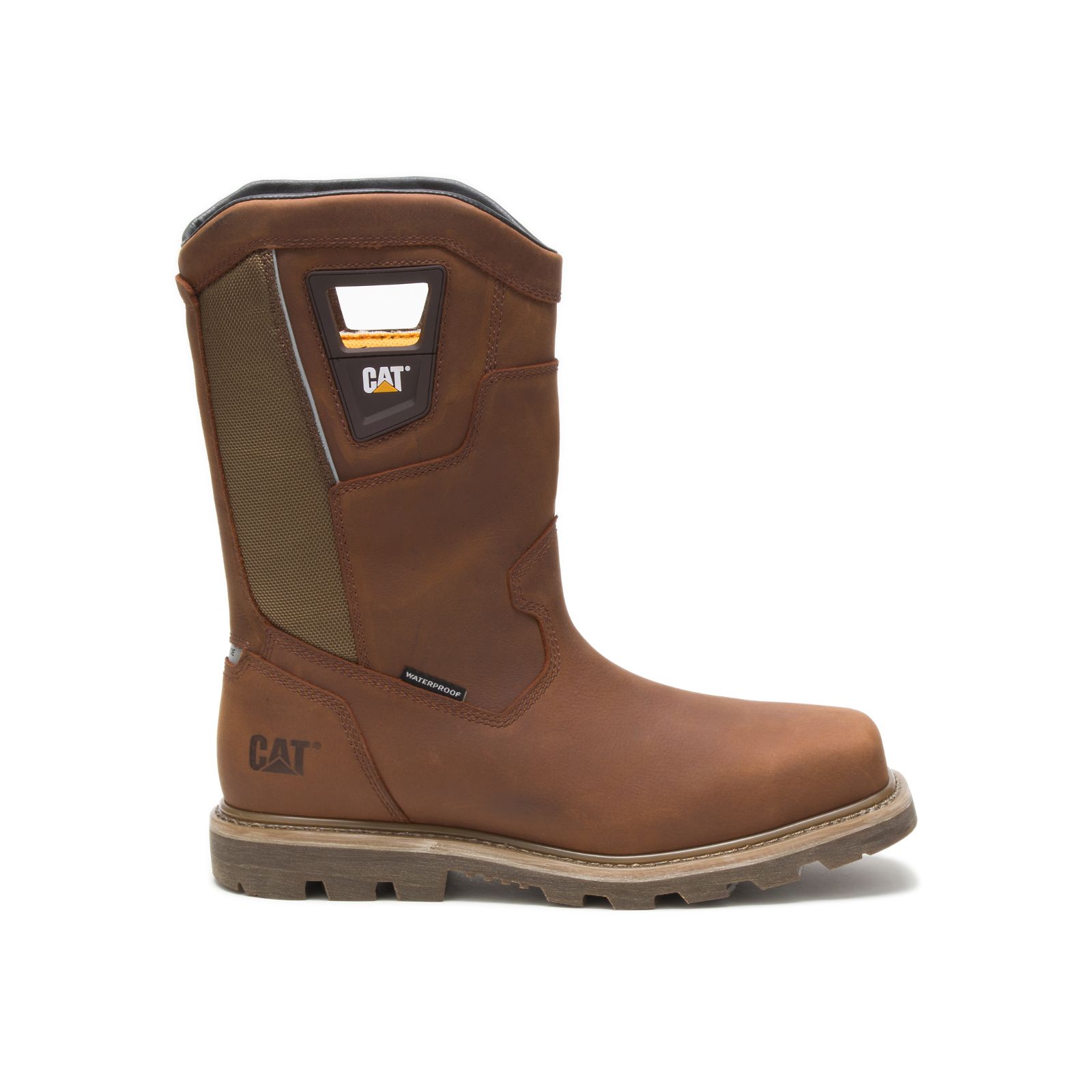 Men's Caterpillar Stillwell Waterproof Steel Toe Steel Toe Boots Brown Ireland OTJM16092